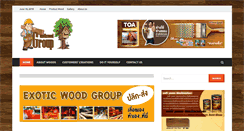 Desktop Screenshot of exoticwoodgroup.com